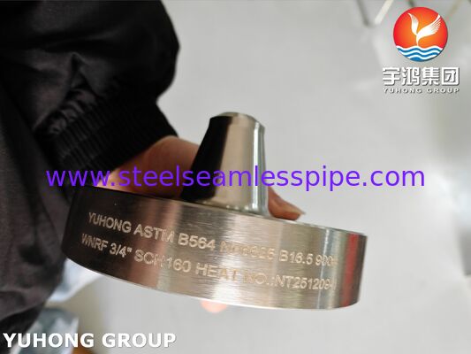 Flanca de liga de níquel 625 ASTM B564 UNS N06625 Inconel 625 Flange de pescoço de solda WNRF Flange