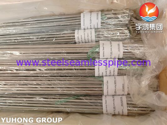Tubo soldado de aço inoxidável dos VAGABUNDOS de ASTM A269 TP316L para o transporte do líquido & do gás da precisão