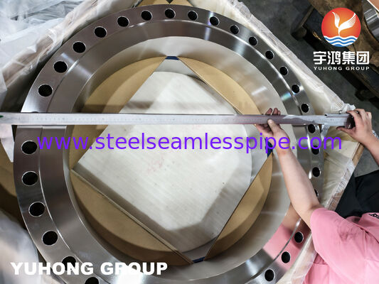 Flange de Aço Inoxidável Forjado ASTM A182 F316L WNRF para Sistemas de Tubulação Corrosiva