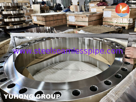 Flange de Aço Inoxidável Forjado ASTM A182 F316L WNRF para Sistemas de Tubulação Corrosiva