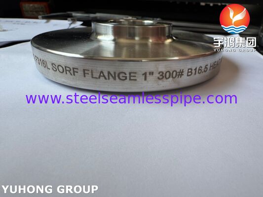 ASTM A182 F316L Flange de aço inoxidável resistente à corrosão com baixo teor de carbono