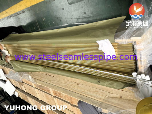 ASTM B111 C44300 Admiralty Brass Seamless Tube for Heat Exchanger & Condenser