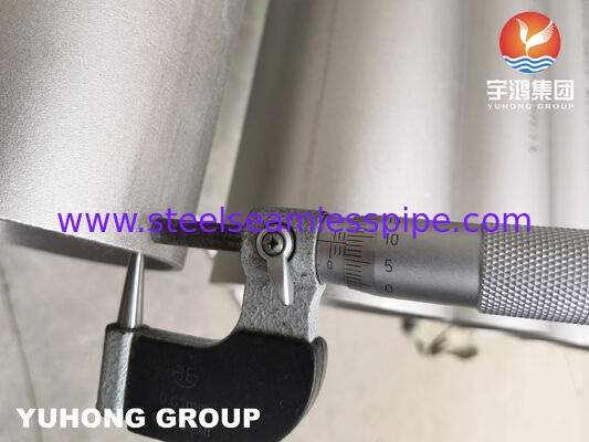 Tubo soldado de aço inoxidável duplex ASTM A790 UNS S31803 para serviço industrial corrosivo