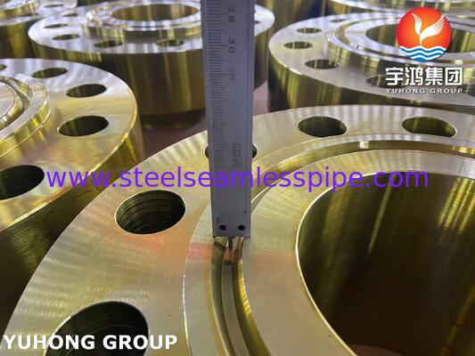 Flange de aço carbono ASTM A694 grau F42 forjou flange de pescoço de solda WNRTJ