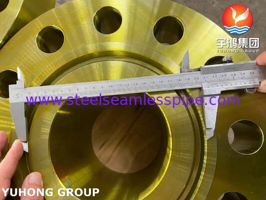 Flange de aço carbono ASTM A694 grau F42 forjou flange de pescoço de solda WNRTJ