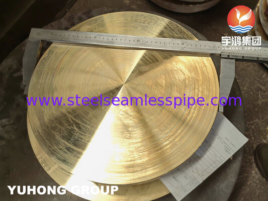 ASTM B171 C46400 Disco de cobre de latão naval para aplicações marítimas e industriais