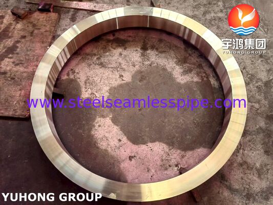 Anel de Cobre Níquel SB171 C70600 Usinado em CNC Personalizado para Equipamentos Marinhos