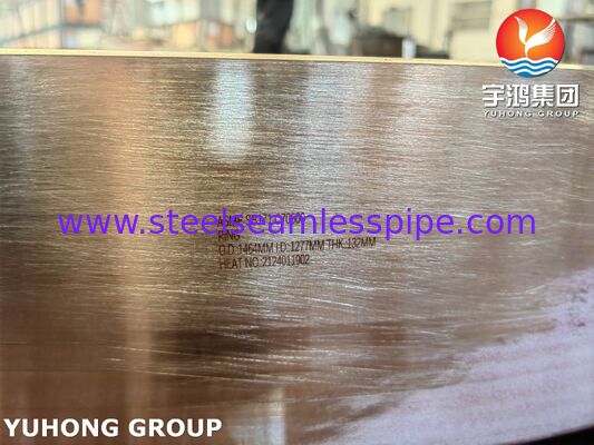 Anel de Cobre Níquel SB171 C70600 Usinado em CNC Personalizado para Equipamentos Marinhos
