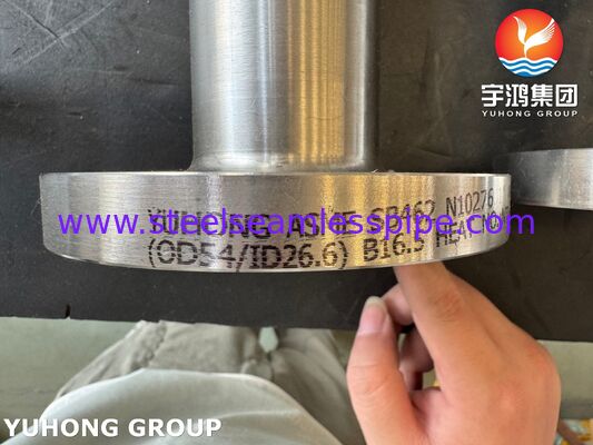 ASME SB462 UNS N10276 LWN Flange ASME B16.5 Hastelloy C276 Flange de pescoço de solda longa