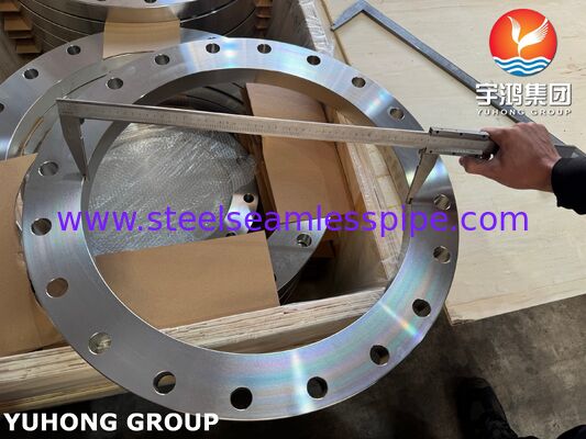 EN1092-1 F316L Flange de chapa plana de aço inoxidável PN2.5-PN100, DN10-DN600