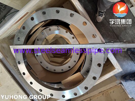 EN1092-1 F316L Flange de chapa plana de aço inoxidável PN2.5-PN100, DN10-DN600