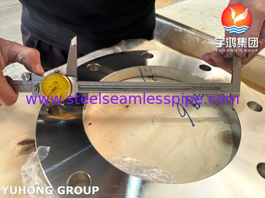 EN 1092-1 F316L Acero inoxidável de face plana FF Flange PN16 para tubulação