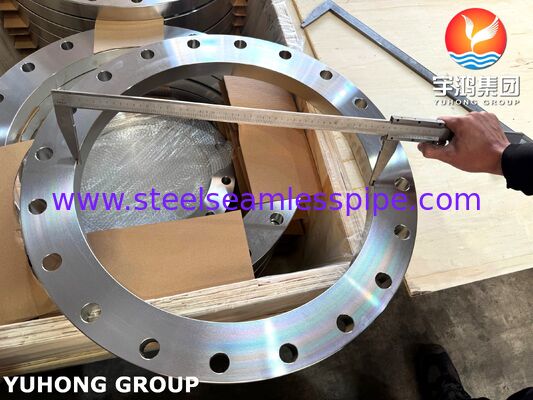 EN 1092-1 F316L Acero inoxidável de face plana FF Flange PN16 para tubulação