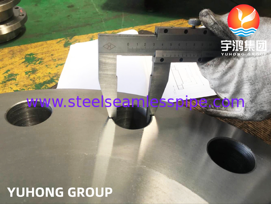 ASTM A182 F22 Liga de Aço Flange Cego com Face Elevada RF para Tubulação de Alta Temperatura