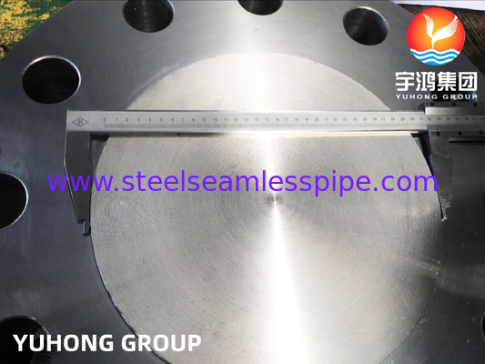 ASTM A182 F22 Liga de Aço Flange Cego com Face Elevada RF para Tubulação de Alta Temperatura