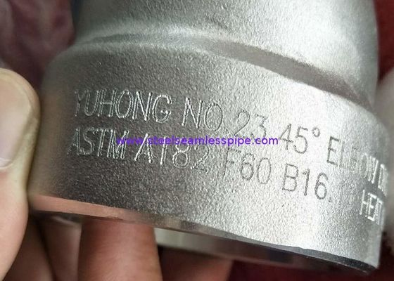 ASTM A182 F60 1&quot; - 4&quot; T DO COTOVELO DE CL.3000# ESTAMPAM OS ENCAIXES FORJADOS DE AÇO FRENTE E VERSO DO REDUTOR B16.11
