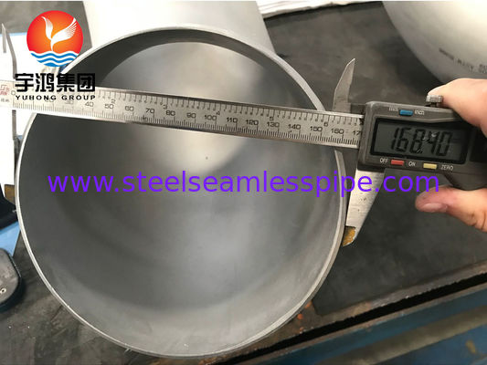 ASTM B366 AL6XN UNS N08367 Instalação de tubos de aço inoxidável super austenítico com cotovelo
