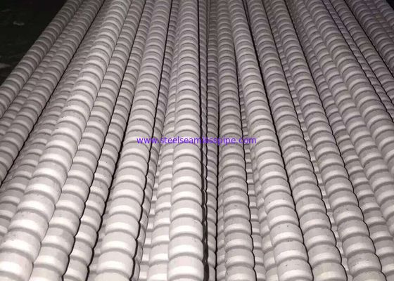 ASTM A213 S30403 Tubo de barbatanas onduladas eficiente em termos energéticos para trocador de calor