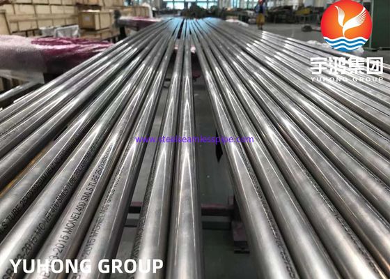 ASME SB163 UNS N04400 / Monel 400 Tubo de trocador de calor sem costura de liga de níquel
