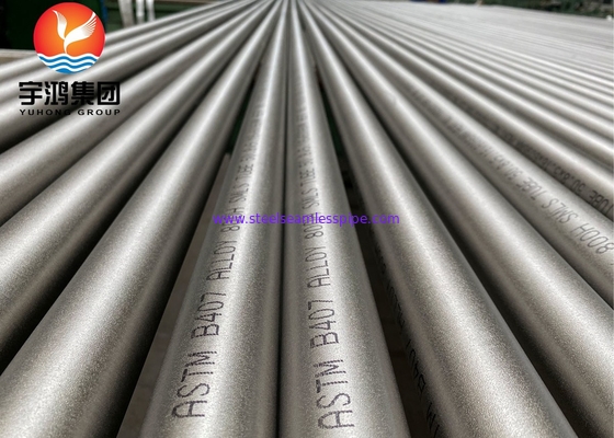 ASME SB407 Incoloy 800H / UNS N08810 Tubo sem costura de aço ligado a níquel