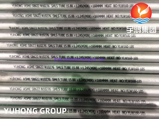 ASME SB622 UNS N10276 Tubo de liga de níquel, Hastelloy C276 Tubo sem costura