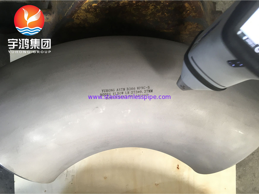 ASTM B366 Monel 400 / UNS N04400 Combos de 90 graus de aço de liga de níquel