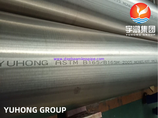 ASTM B165 Monel400 / UNS N04400 liga de níquel-cobre, tubo sem costura trabalhado a frio