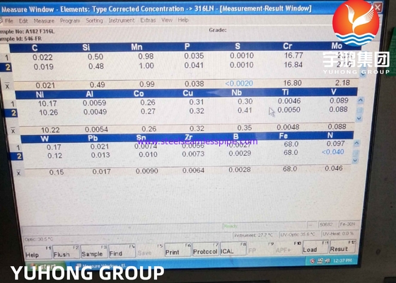 Os SS flangeiam WNRF ASTM A182 F316L F51 S31803 2205 1,4462 F53 S32750 2507 1,4410 F55 S32760
