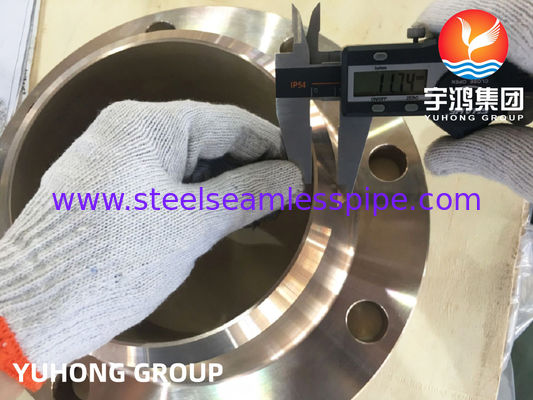 FLANGE DE COBRE B151 C70600 DO PESCOÇO DA SOLDADURA DO NÍQUEL/TIPO RF DO RUÍDO 2,0872