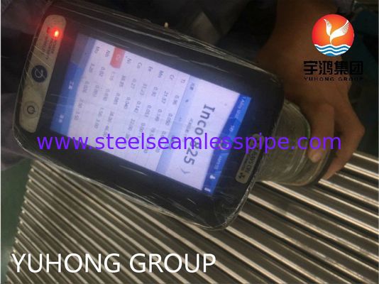 ASME SB163 Incoloy 825 N08825 Tubo sem costura de liga de níquel para trocador de calor com resistência à corrosão