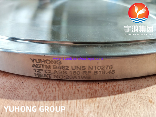 ASTM B462 Hastelloy C276 / UNS N10276 Hastelloy Espetáculo Blind Flange