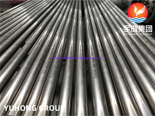 ASTM B163 Monel 400 Tubo UNS NO4400 DIN 2.4360 Tubo sem costura