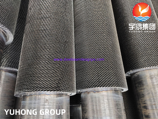 Tubo de barbatanas serrilhadas HFW, ASTM A210 / ASME SA210 GR.A1 Tubo de barbatanas de aço carbono
