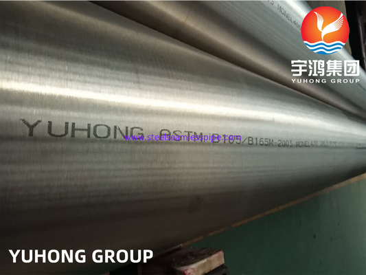 ASTM B165 Monel 400,UNS N04400 Tubo de liga de níquel SMLS ABS homologado