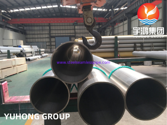 ASTM B165 Monel 400,UNS N04400 Tubo de liga de níquel SMLS ABS homologado