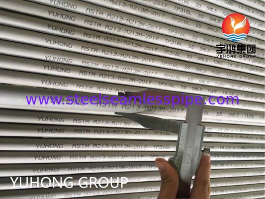 Tubo sem costura de aço inoxidável ASTM A213 TP316L, de precisão laminada a frio, resistente a altas temperaturas e à corrosão