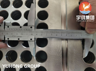 EN10028 1.4541 / F321 Folha de tubo forjada Placa de tubo de trocador de calor de aço inoxidável