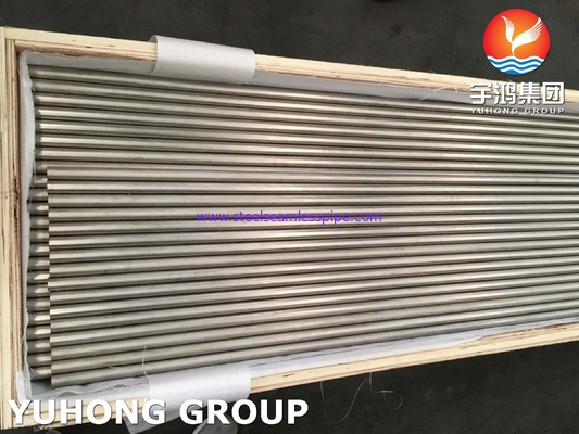 ASME SB338 GR.7 / UNS R52400 Tubo de trocador de calor sem costura de liga de titânio