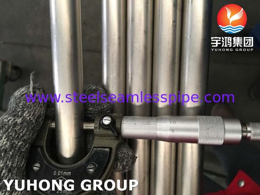 Tubo sem costura de titânio ASTM B338 Grau 7 UNS R52400