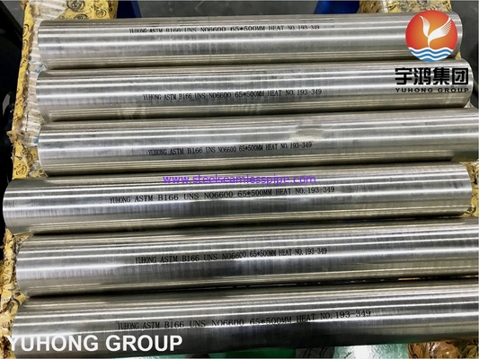 ASTM B166 UNS N06600 / Inconel 600 / Níquel 600, Barra redonda de liga de níquel brilhante recozida
