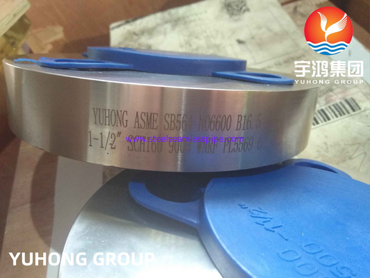 ASTM B564 Inconel 600 / UNS N06600 Flange de pescoço de solda forjada de aço de liga de níquel