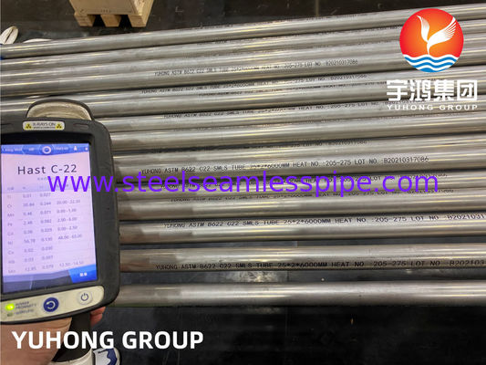HASTELLOY C22 NICKEL ALLOY PIPE SEAMLESS ASTM B163 DIN2.4605 B161 N06022 (em inglês)