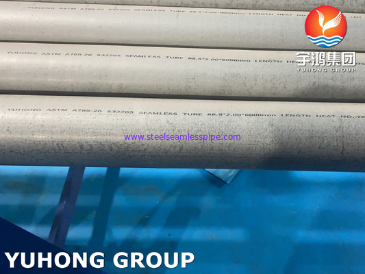 ASTM A789 UNS S32205 Tubos duplex sem costura de aço inoxidável para dessalinização de água do mar