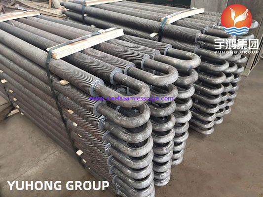 Tubos finos de aço carbono U Bend HFW ASTM A106 Gr.B Para trocador de calor