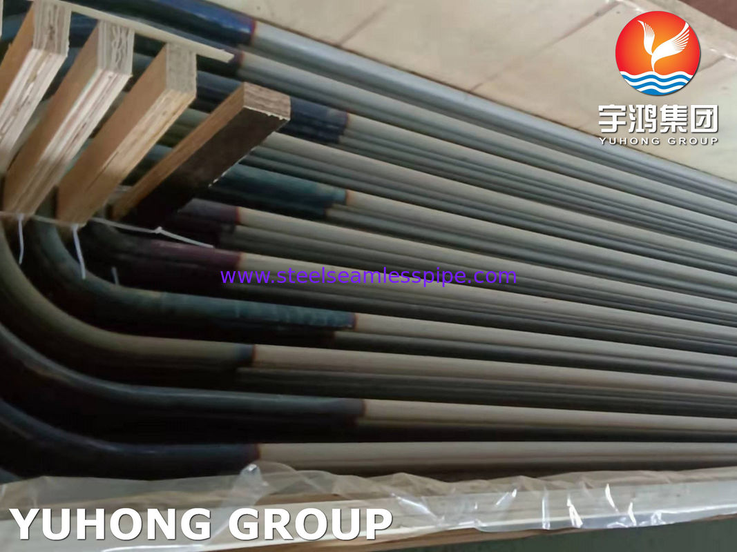 ASTM A213 TP317L Tubo de trocador de calor de aço inoxidável U Bend 100% ET