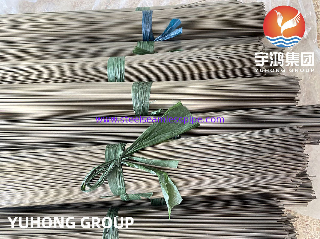 Tubo Capilar de Aço Inoxidável Recozido Brilhante ASTM A213 / ASTM A269 TP304/304L TP316/316L 19.05 X 1.65 X 6096MM