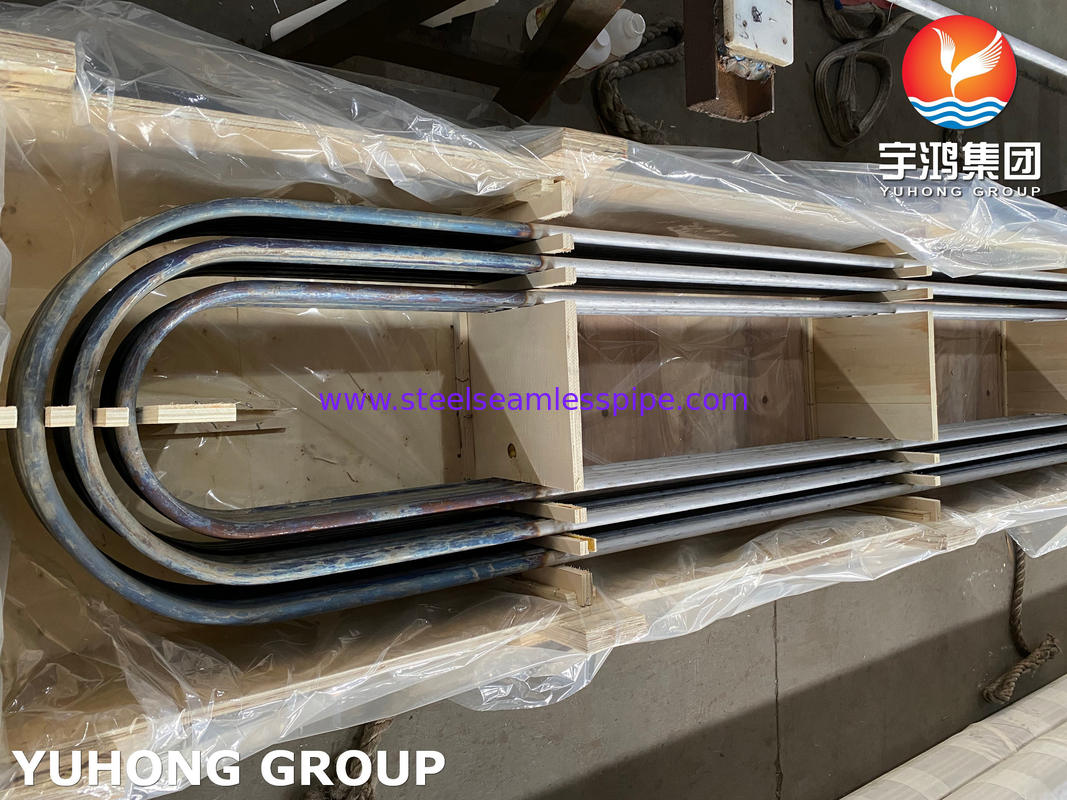 Tubo duplex de aço SMLS U Bend ASME SA789 UNS S32205 para trocador de calor