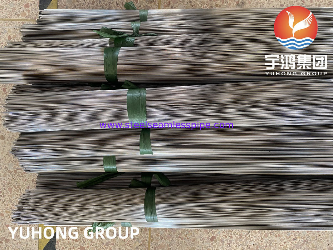 Tubo Capilar de Aço Inoxidável ASTM A269 TP304, TP316L para Dispositivo Médico