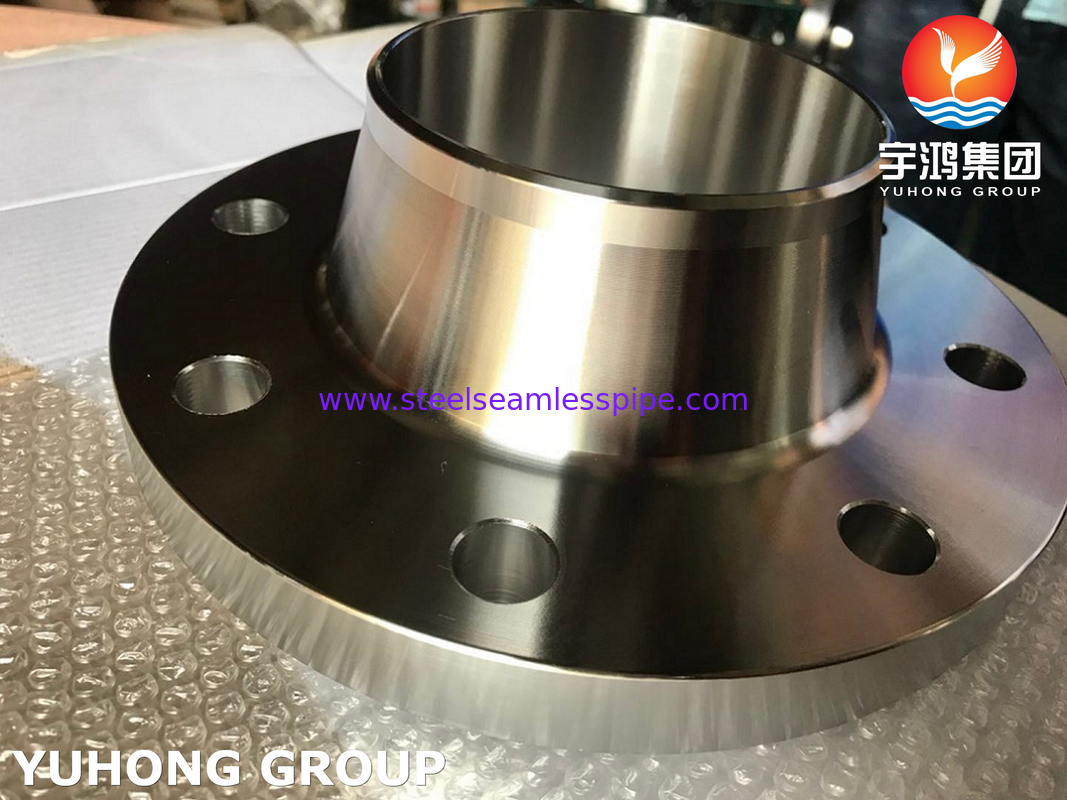 ASTM A182 F60, UNS S32205, 1.4462 Flange de pescoço de solda duplo de aço, face rasada B16.5