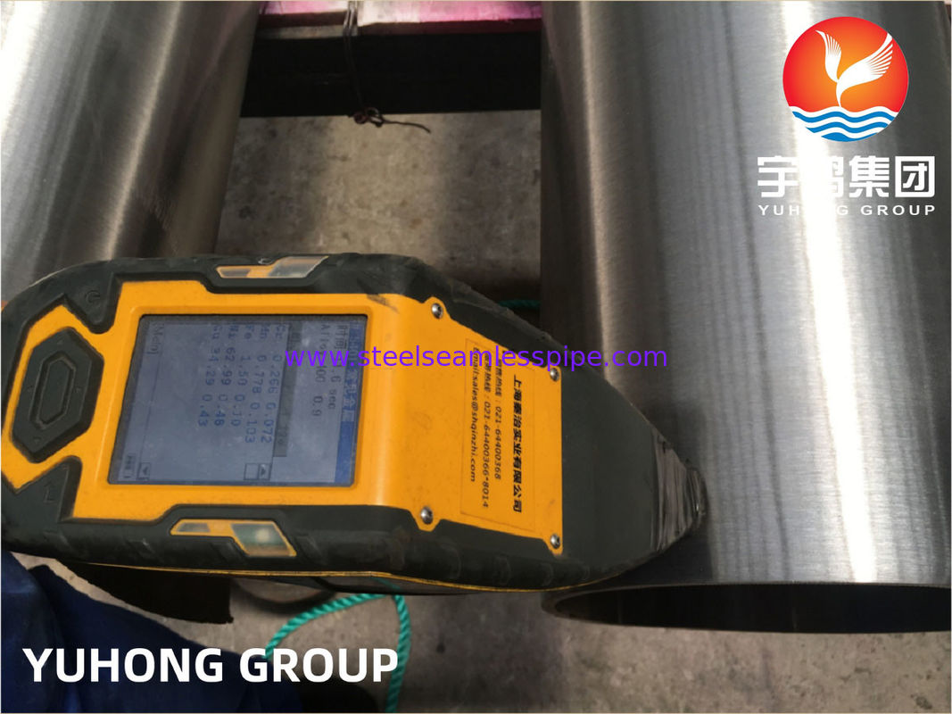 Tubo de liga de níquel Monel 400 ASTM B165 N04400 para aplicações químicas e industriais